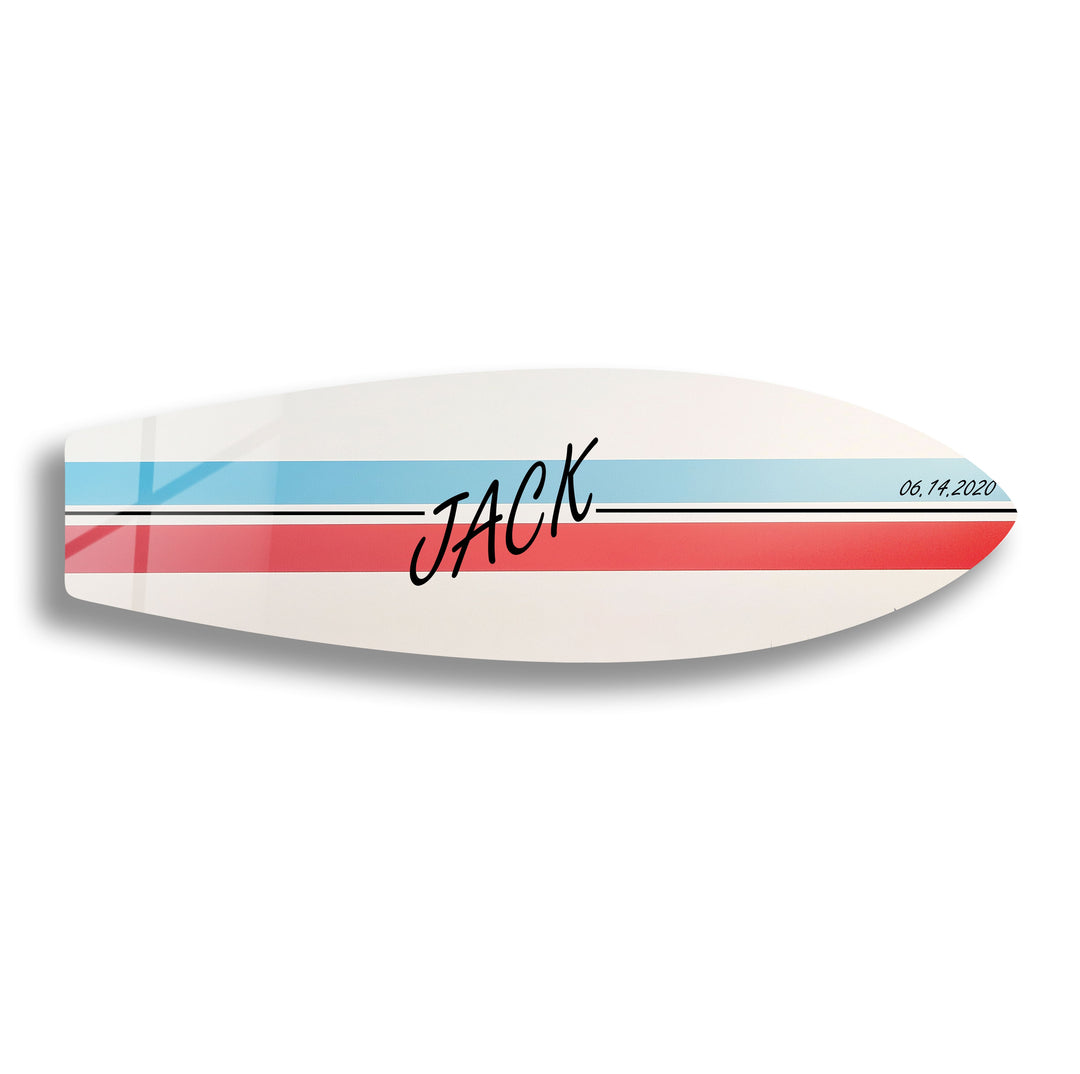 Personalisierte Surfbrett-Wandkunst