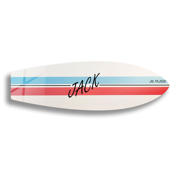 Personalisierte Surfbrett-Wandkunst
