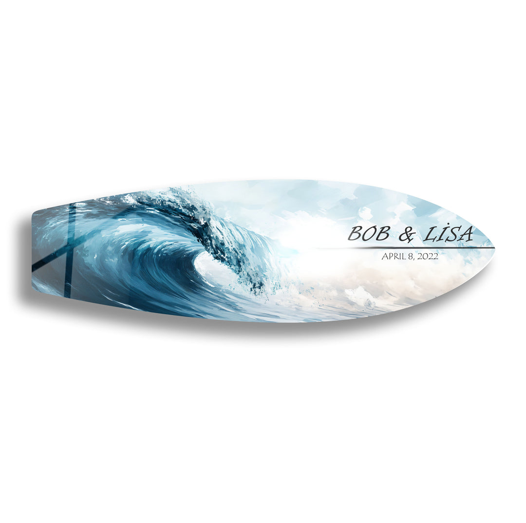 Anpassbare Surfbrett-Wandkunst