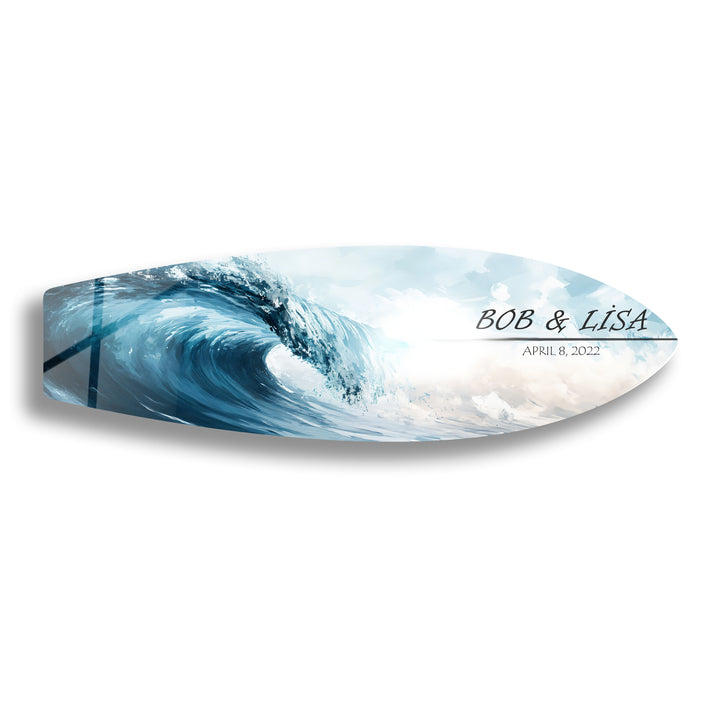 Anpassbare Surfbrett-Wandkunst