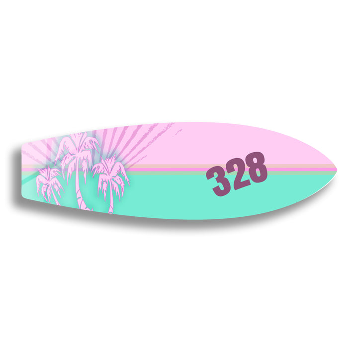Anpassbare Surfbrett-Wandkunst