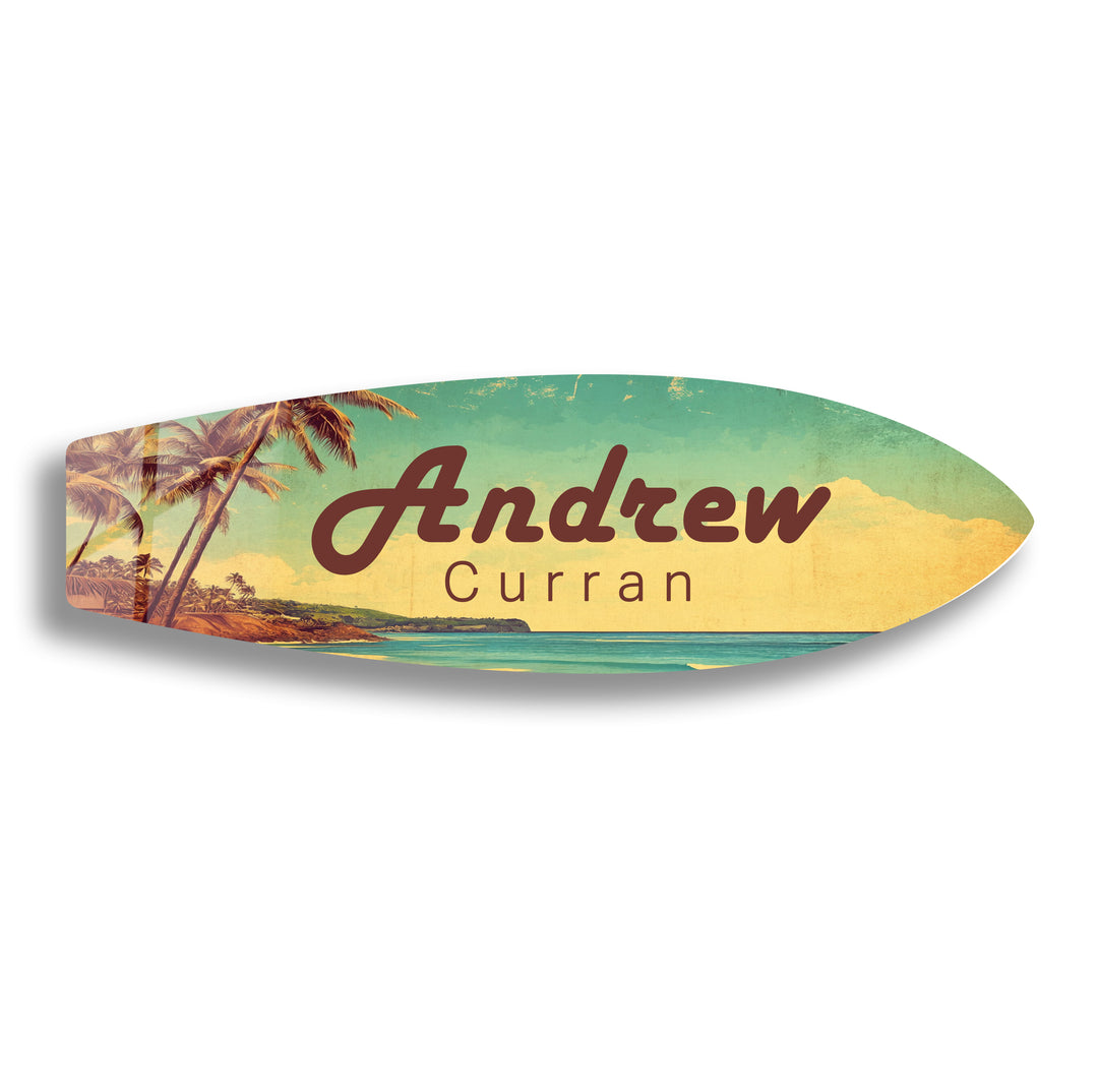 Exklusive Surfbrett-Wandkunst