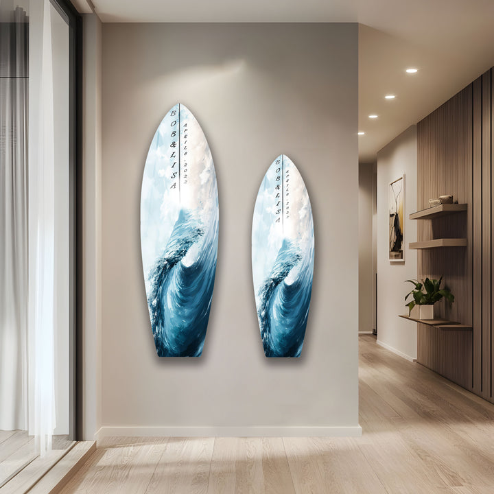 Anpassbare Surfbrett-Wandkunst
