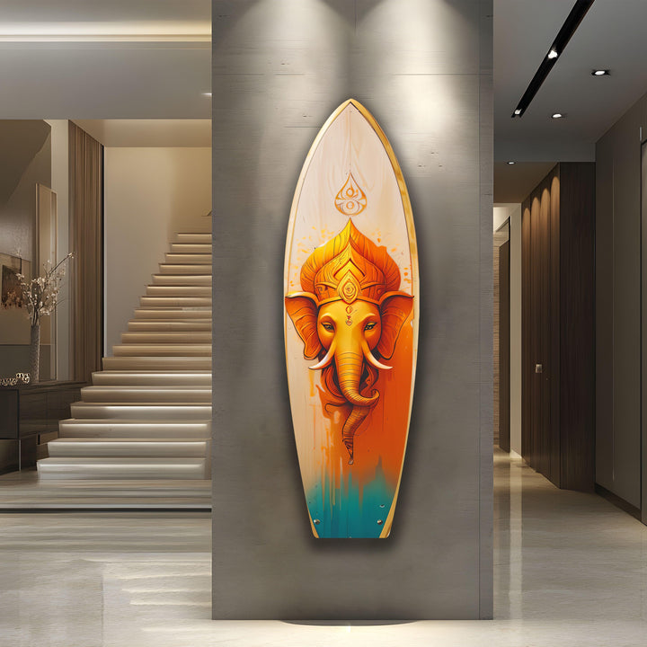Lebendige Buddha-Surfbrett-Wandkunst