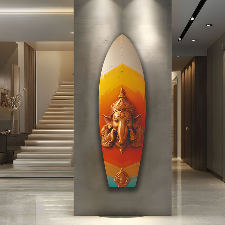 Hindi Buddha Surfboard Wall Art