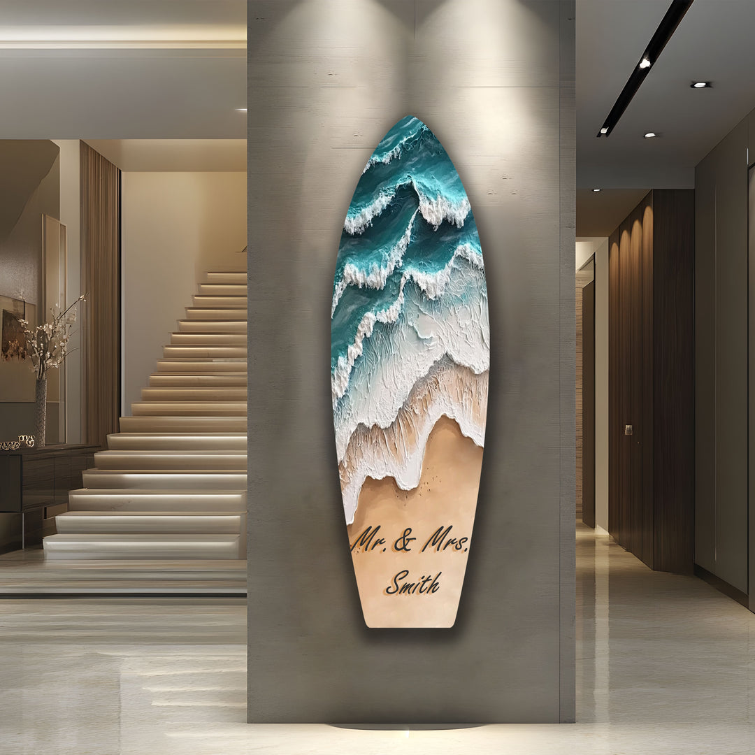 Persönlich angepasste Surfbrett-Wandkunst