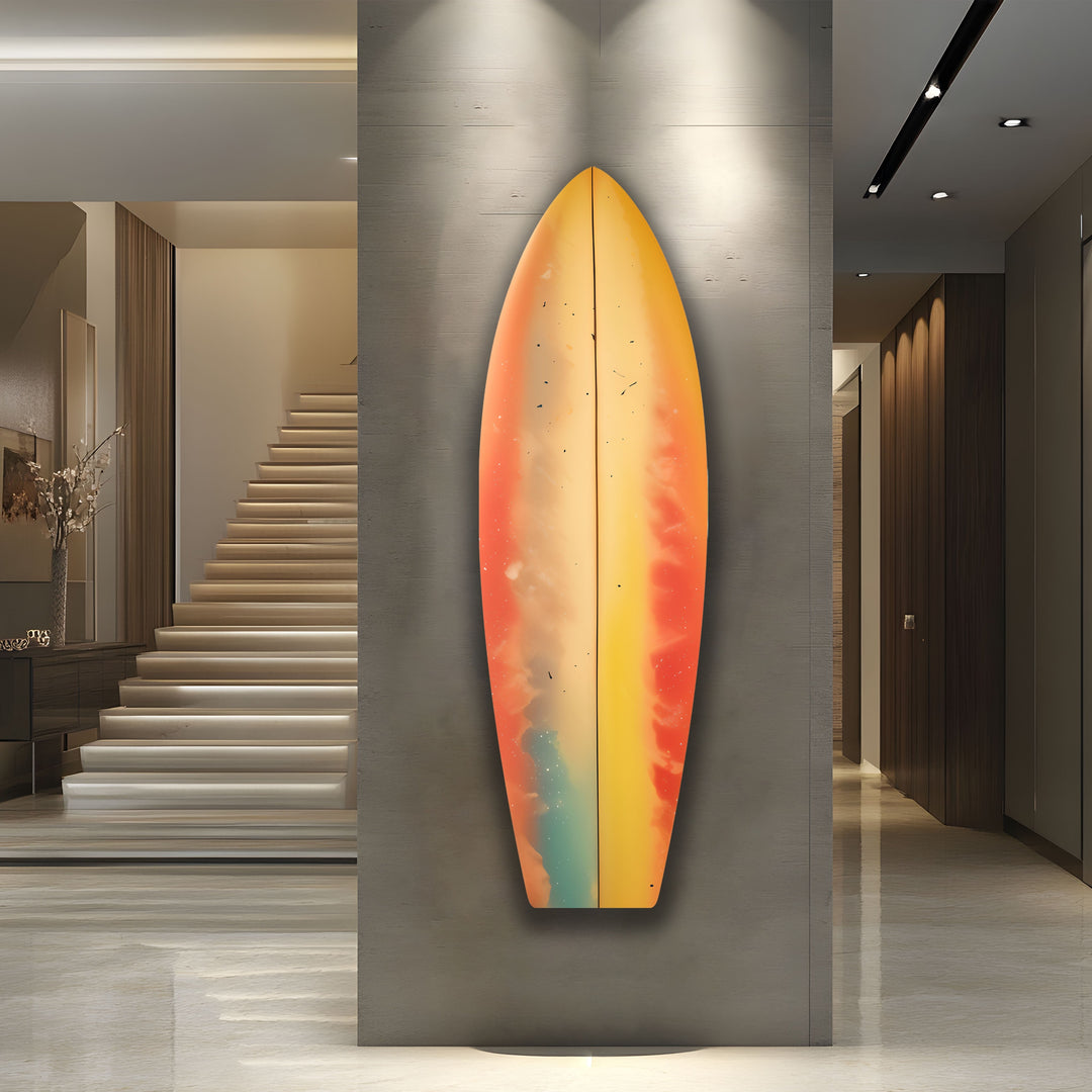Sanfte Farben Kunst Surfbrett Wandkunst