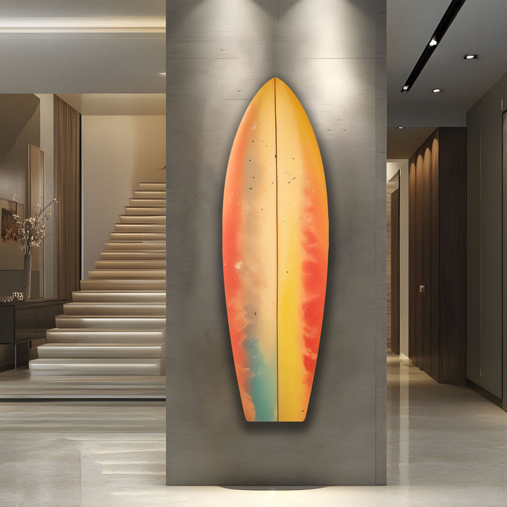 Sanfte Farben Kunst Surfbrett Wandkunst