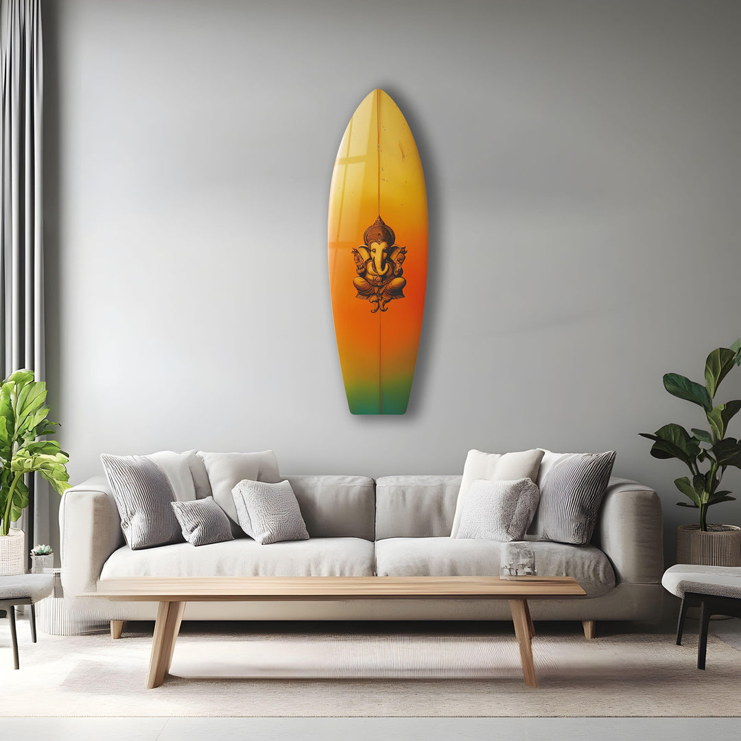 Hindi Buddha Art Surfboard Wall Art