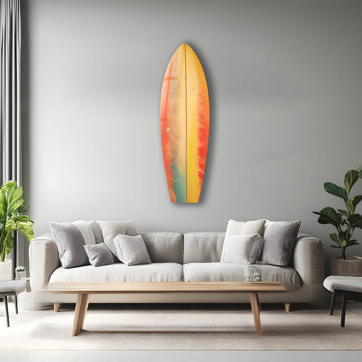 Sanfte Farben Kunst Surfbrett Wandkunst
