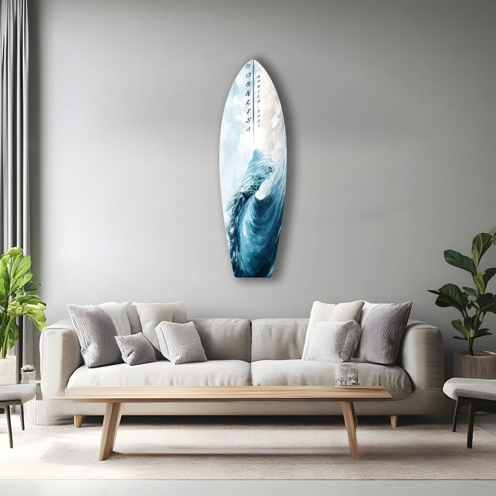 Anpassbare Surfbrett-Wandkunst
