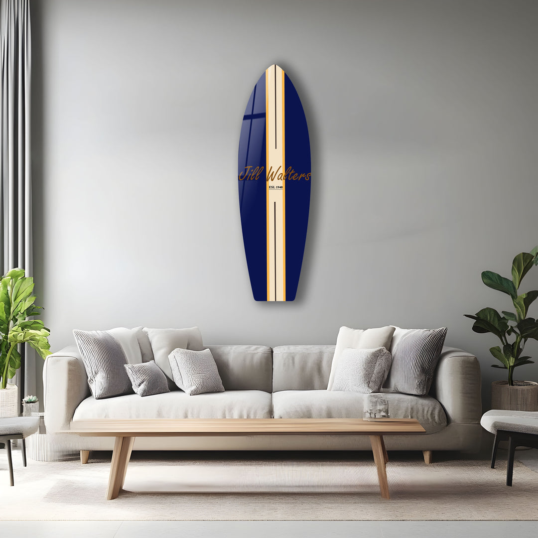 Drucken Sie benutzerdefinierte Surfbrett Wandkunst