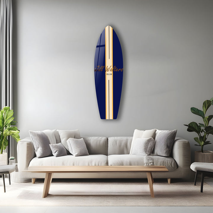 Drucken Sie benutzerdefinierte Surfbrett Wandkunst