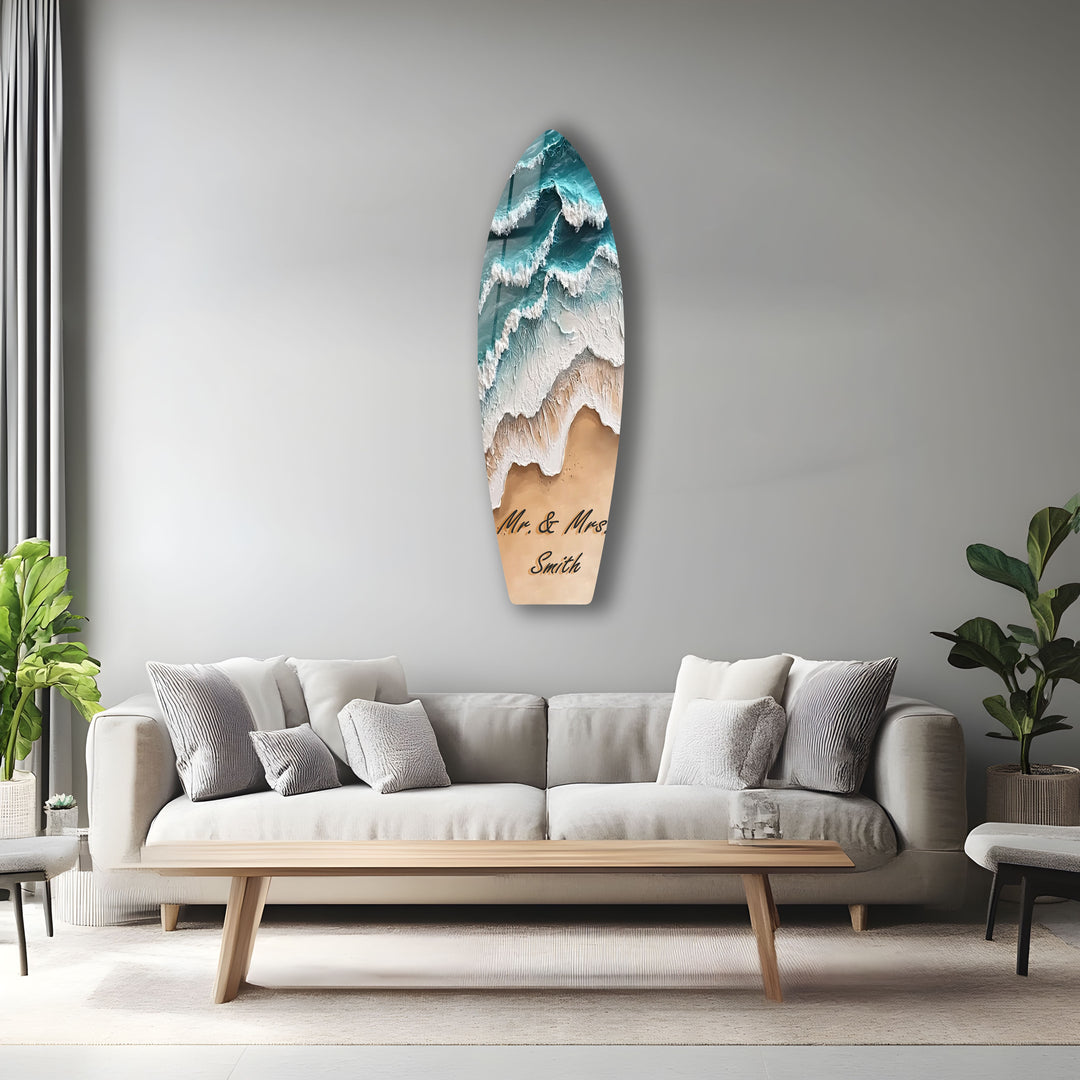 Persönlich angepasste Surfbrett-Wandkunst