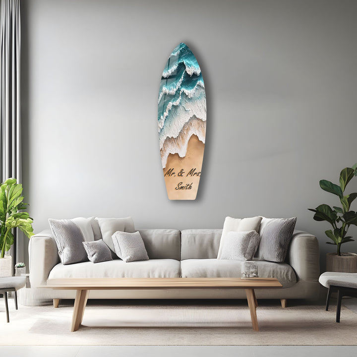 Persönlich angepasste Surfbrett-Wandkunst