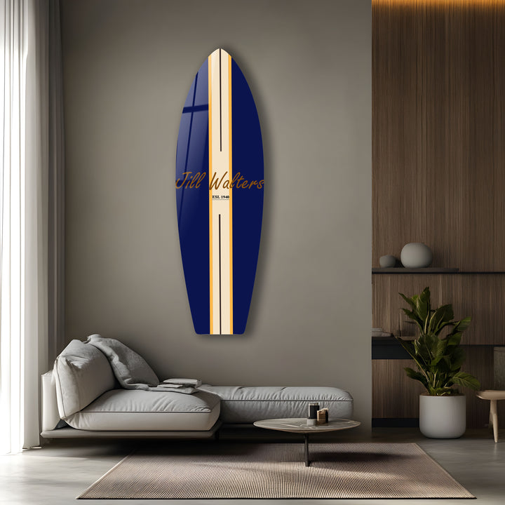 Drucken Sie benutzerdefinierte Surfbrett Wandkunst