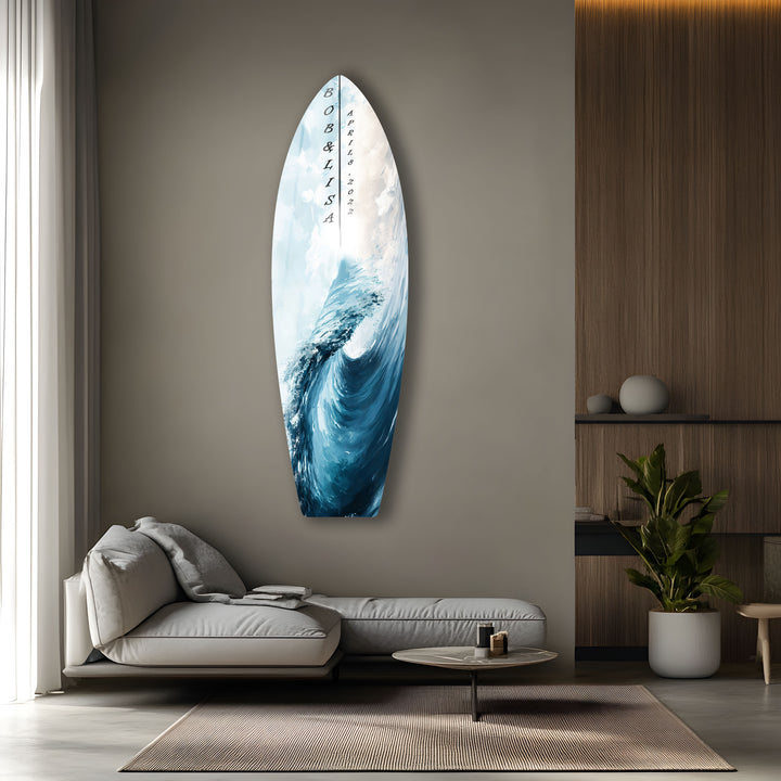 Anpassbare Surfbrett-Wandkunst