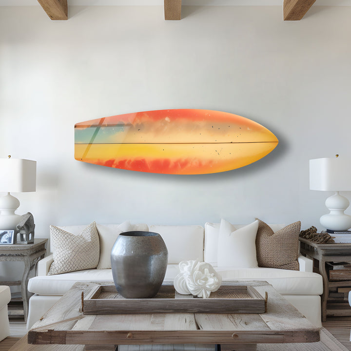 Sanfte Farben Kunst Surfbrett Wandkunst