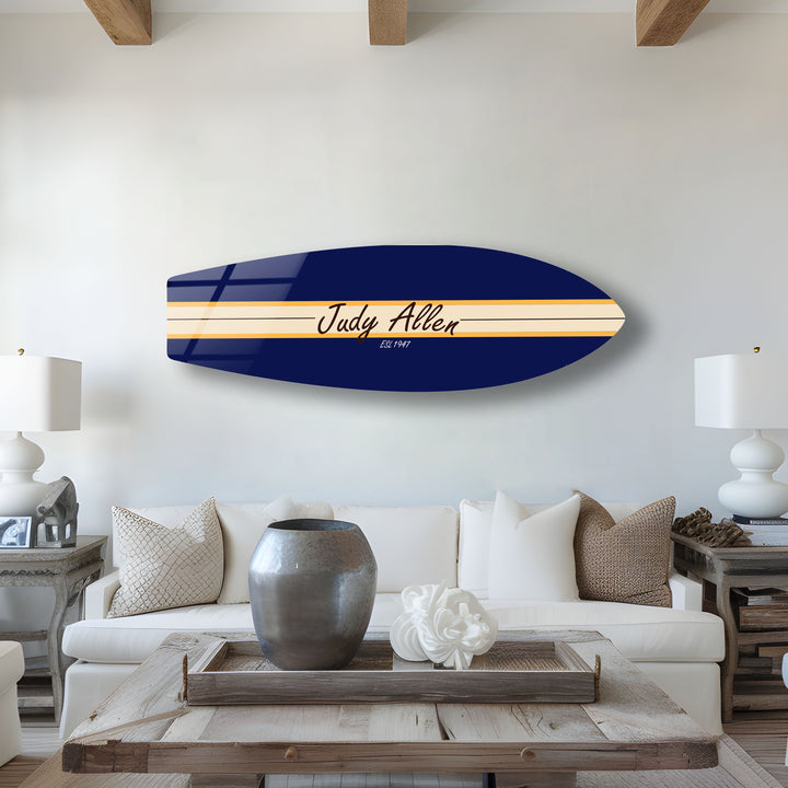 Drucken Sie benutzerdefinierte Surfbrett Wandkunst