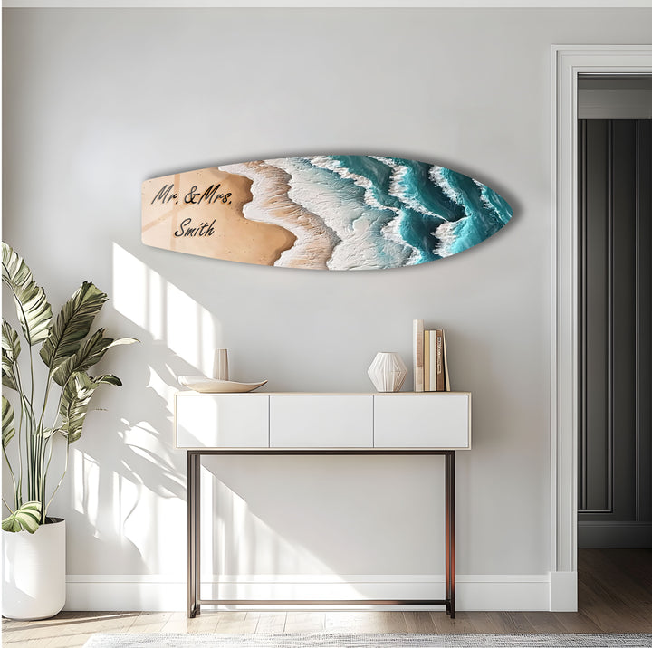 Persönlich angepasste Surfbrett-Wandkunst