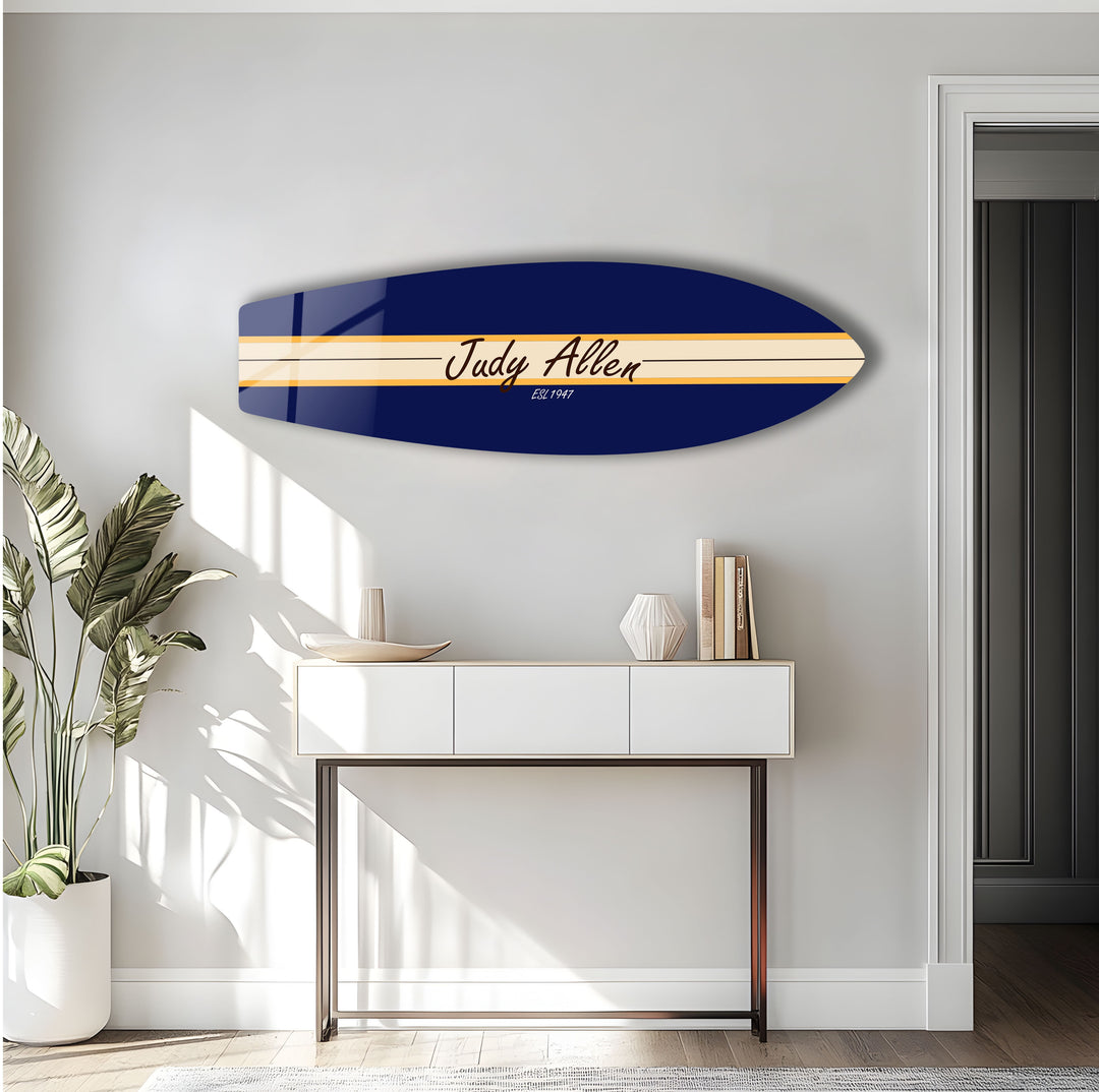 Drucken Sie benutzerdefinierte Surfbrett Wandkunst