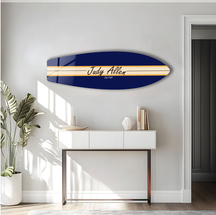 Drucken Sie benutzerdefinierte Surfbrett Wandkunst