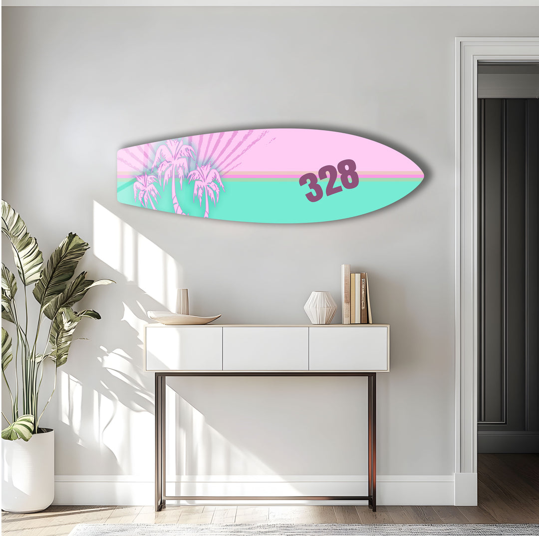 Anpassbare Surfbrett-Wandkunst