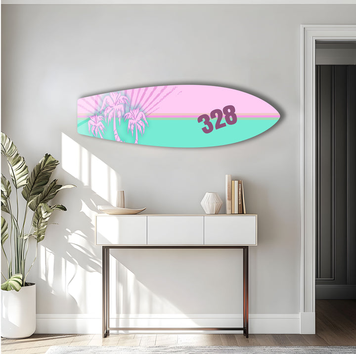 Anpassbare Surfbrett-Wandkunst