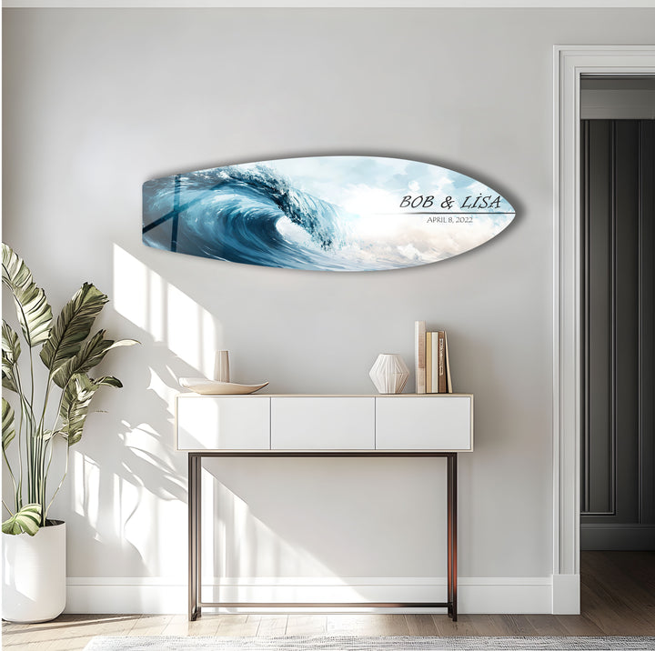 Anpassbare Surfbrett-Wandkunst