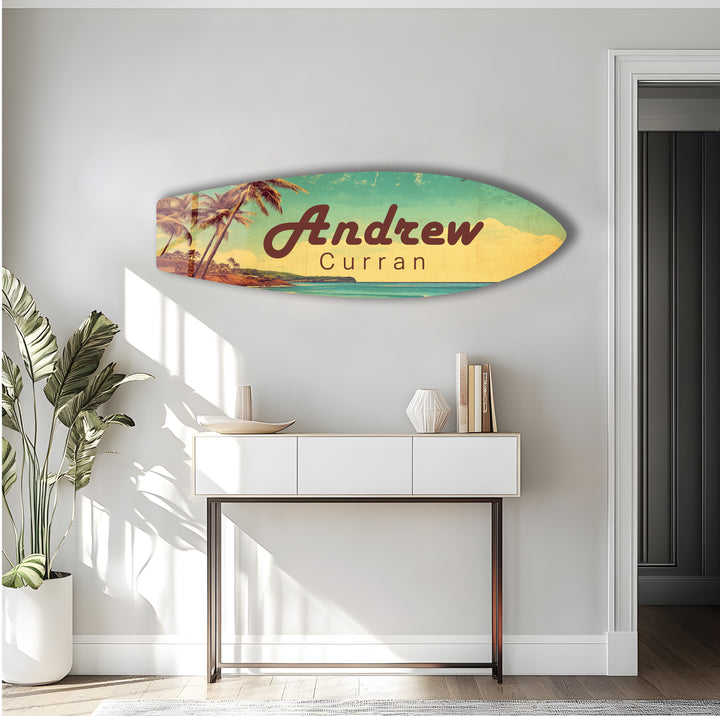 Exklusive Surfbrett-Wandkunst