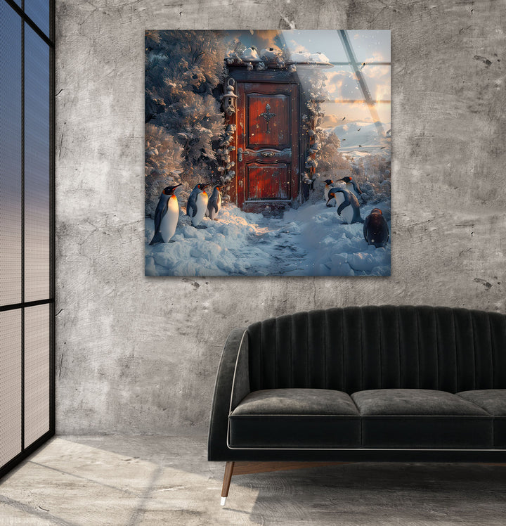 Narnia & Penguins Glass Wall Art glass image printing, glass prints from photos
