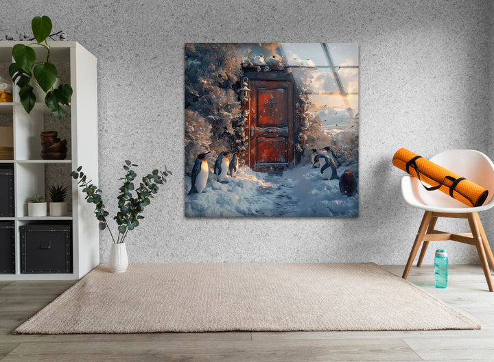Narnia & Penguins Glass Wall Art glass pictures for Wall, glass prints wall art
