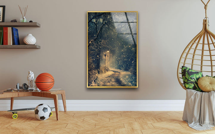 Narnia Winter Glass Wall Art glass pictures for Wall, glass prints wall art
