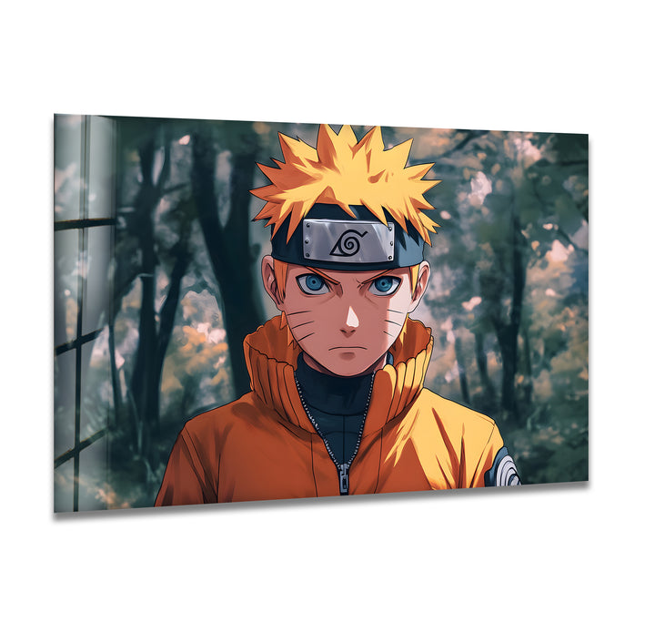 Naruto in Jungle Glass Wall Art large glass photo prints, glass wall photos