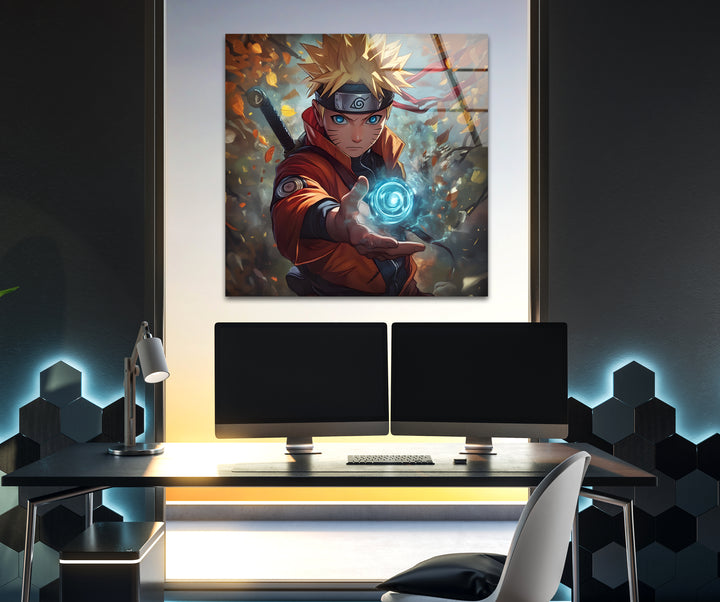 Naruto Magic Glass Wall Art custom glass pictures, glass art prints