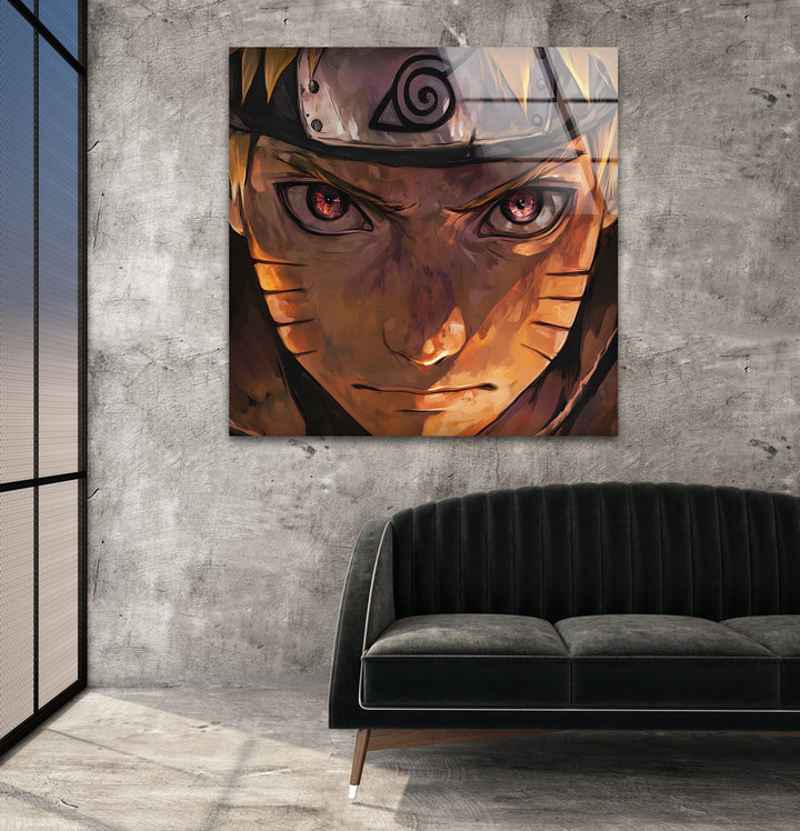 Portrait of Naruto Glass Wall Art  large glass photo prints, glass wall photos
