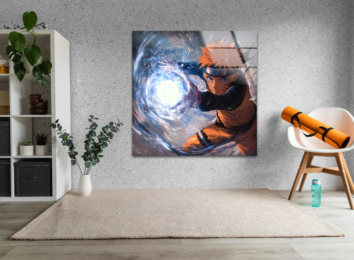 Naruto Skills Glass Wall Art glass image printing, glass prints from photos