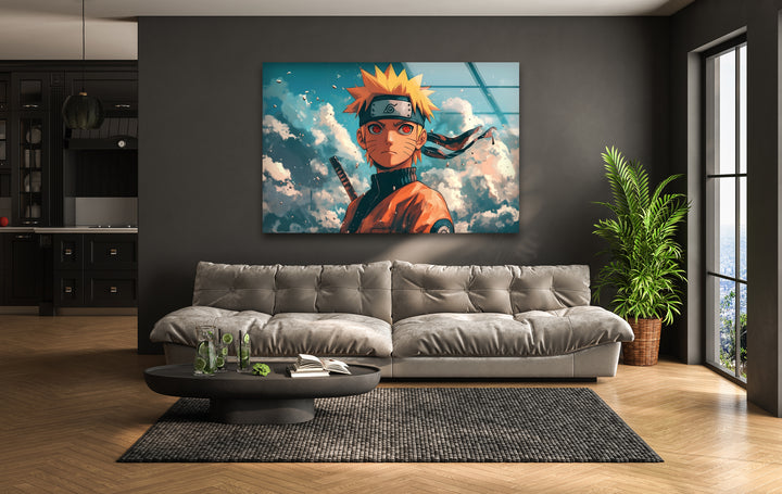 Naruto Portrait Glass Wall Art Glass Printing Wall Art, Print photos on glass