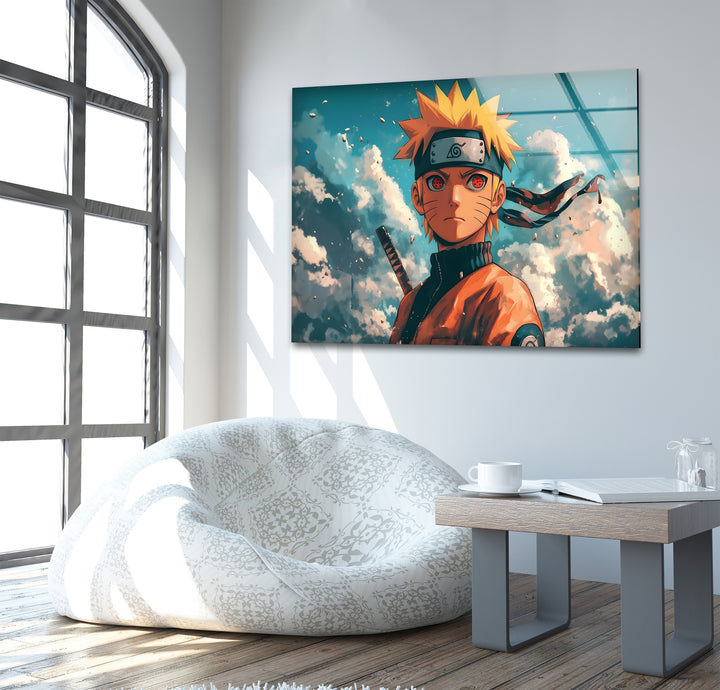 Naruto Portrait Glass Wall Art glass photo prints, glass picture prints