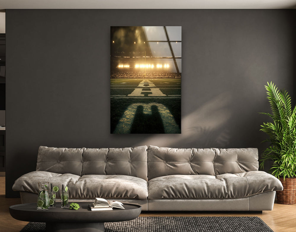 NFL Glass Wall Art custom glass photo prints, large glass prints
