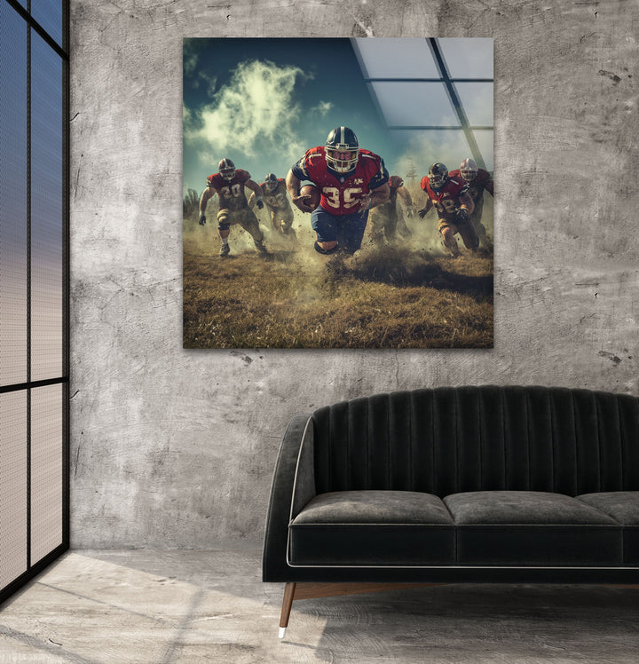 NFL Red Team Glass Wall Art glass pictures for Wall, glass prints wall art
