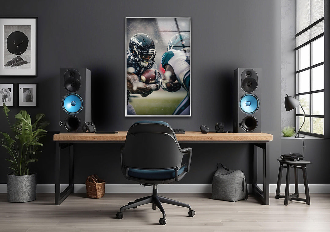 Philadelphia Eagles NFL Glass Wall Art art glass wall art, glass wall art pictures
