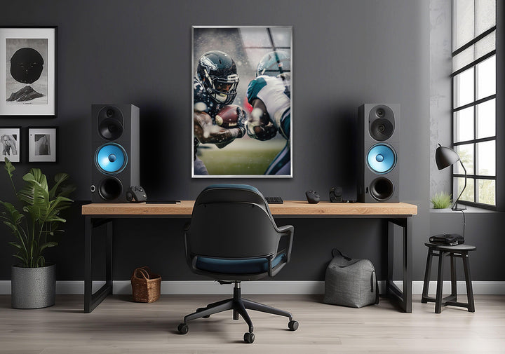 Philadelphia Eagles NFL Glass Wall Art art glass wall art, glass wall art pictures
