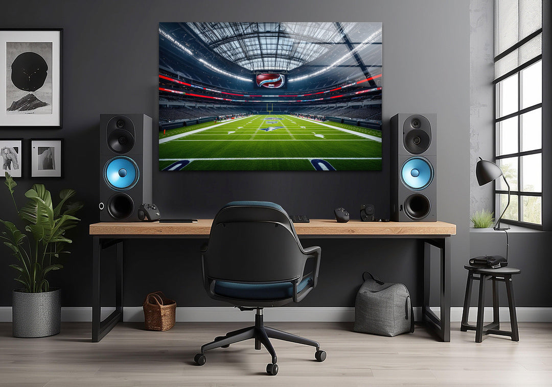 NFL Stadium Glass Wall Art large glass photo prints, glass wall photos
