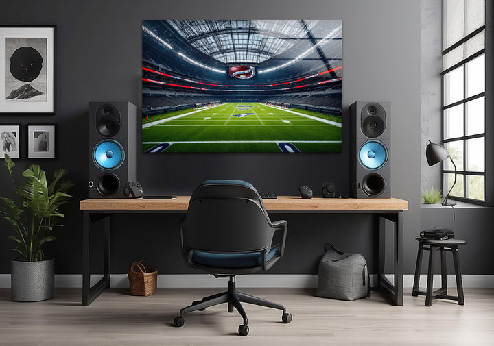 NFL Stadium Glass Wall Art large glass photo prints, glass wall photos
