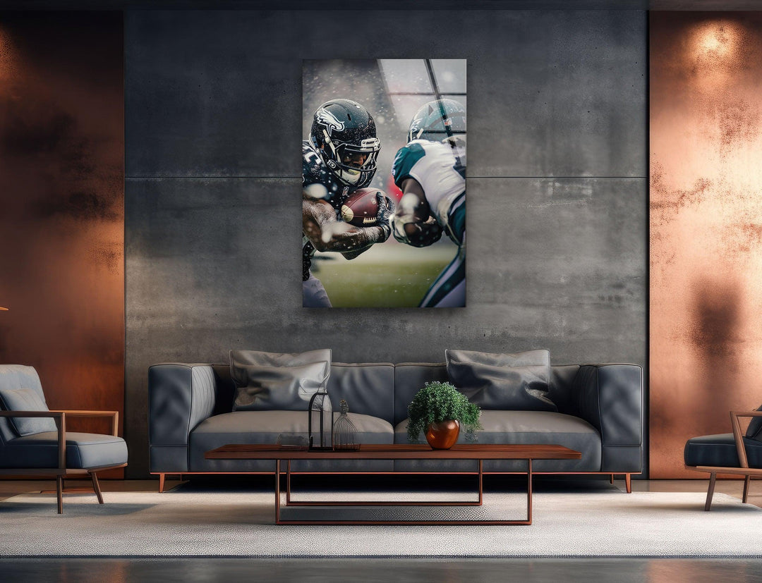 Philadelphia Eagles NFL Glass Wall Art glass photo prints, glass picture prints
