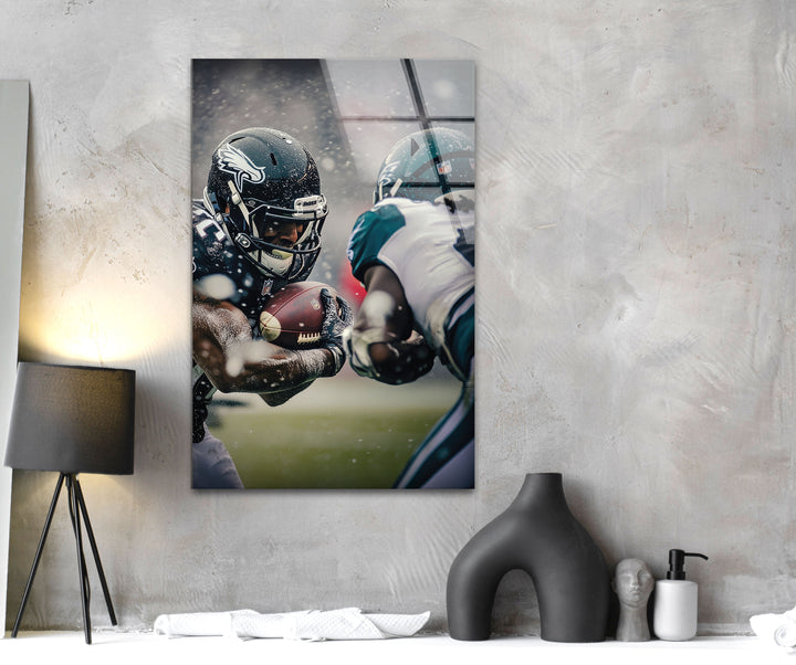 Philadelphia Eagles NFL Glass Wall Art glass image printing, glass prints from photos
