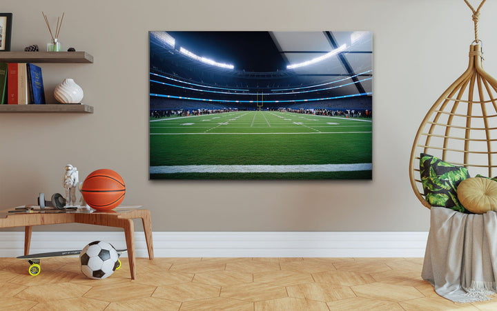 NFL Stadium Art Glass Wall Art Glass Printing Wall Art, Print photos on glass
