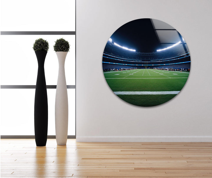 NFL Stadium Art Glass Wall Art glass image printing, glass prints from photos
