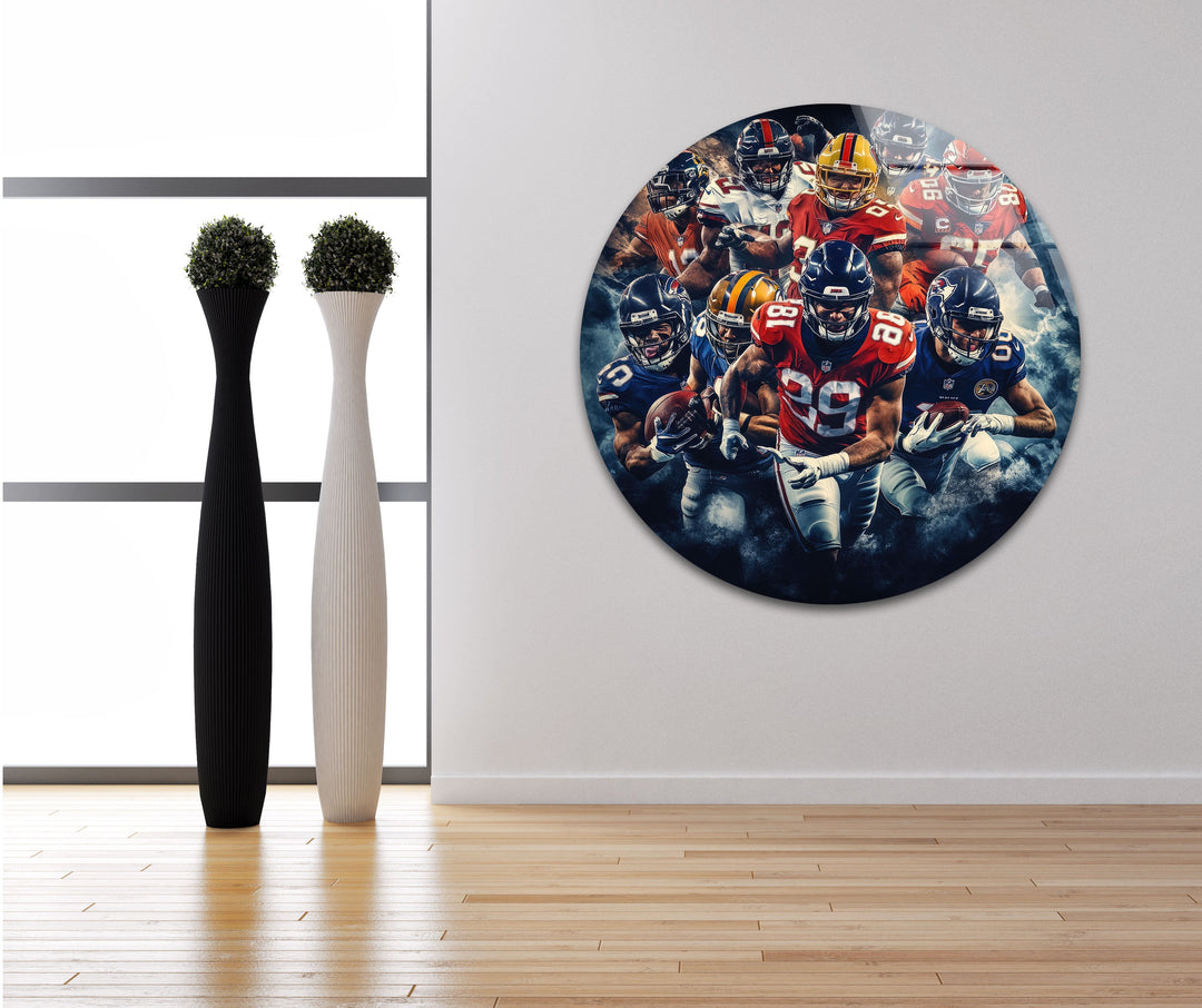 NFL Team Glass Wall Art glass pictures for Wall, glass prints wall art
